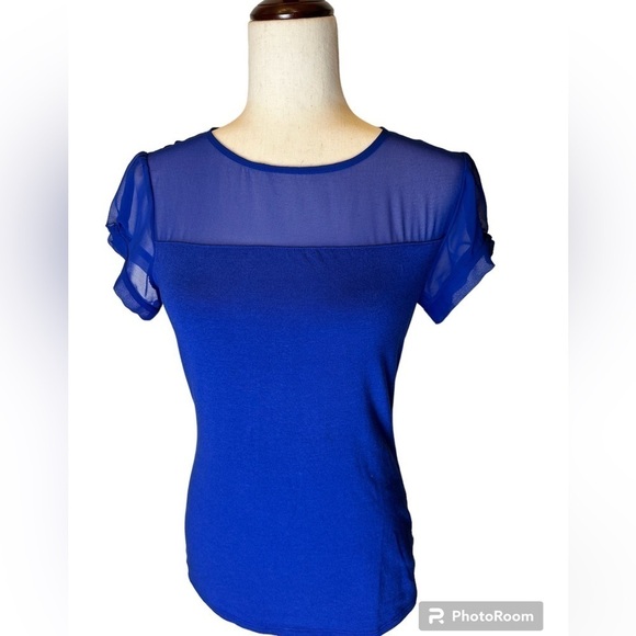 Express Tops - Express Top, Women’s size Small. Royal Blue.